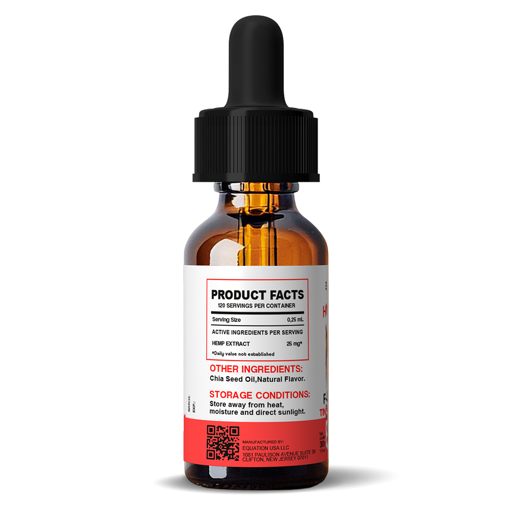 PET (LARGE DOGS) HEMP EXTRACT FULL SPECTRUM 3000mg/30mL