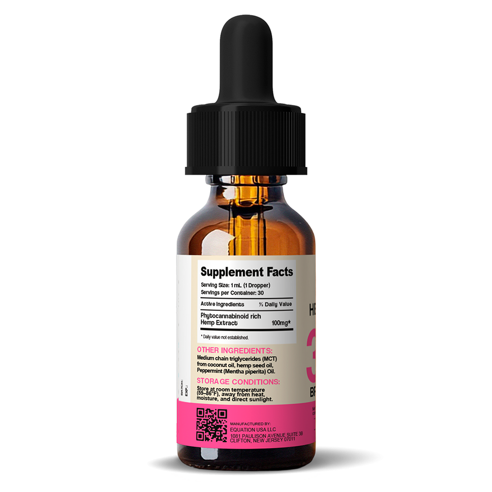 BROAD SPECTRUM 3000mg/30mL                  100mg of Broad Spectrum CBD per serving
