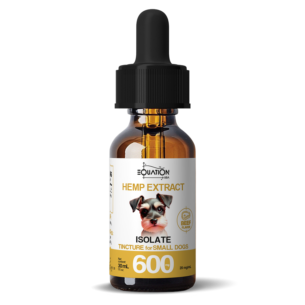 PET (SMALL DOGS ) HEMP EXTRACT ISOLATE 600mg/30mL