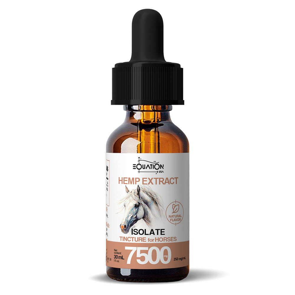 PET (FOR HORSES) HEMP EXTRACT ISOLATE  7500mg/30mL
