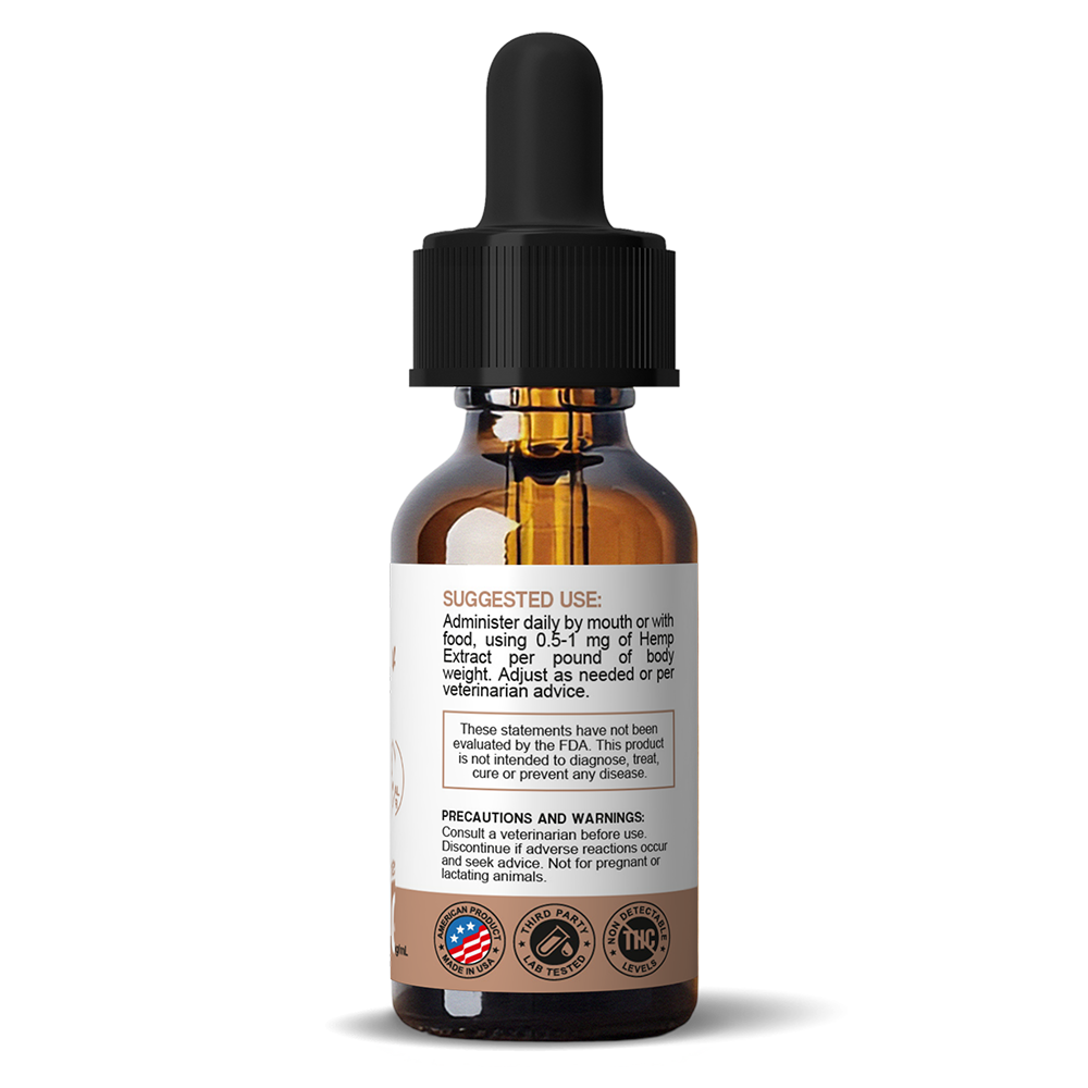 PET (FOR HORSES) HEMP EXTRACT ISOLATE  7500mg/30mL