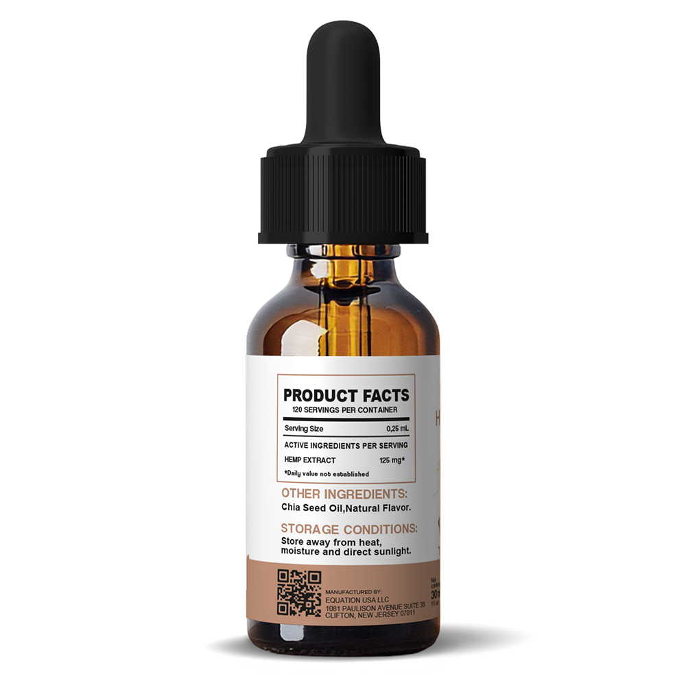 PET (FOR HORSES) HEMP EXTRACT ISOLATE  7500mg/30mL