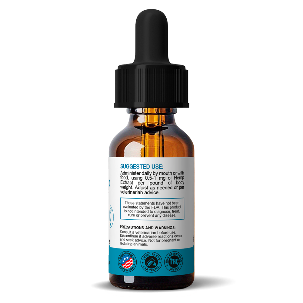 PET (FOR CATS) HEMP EXTRACT ISOLATE   600mg/30mL